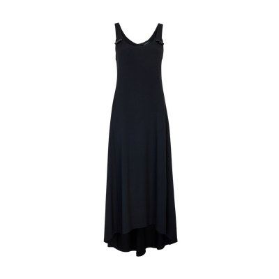 Dress , Black - Crepe
