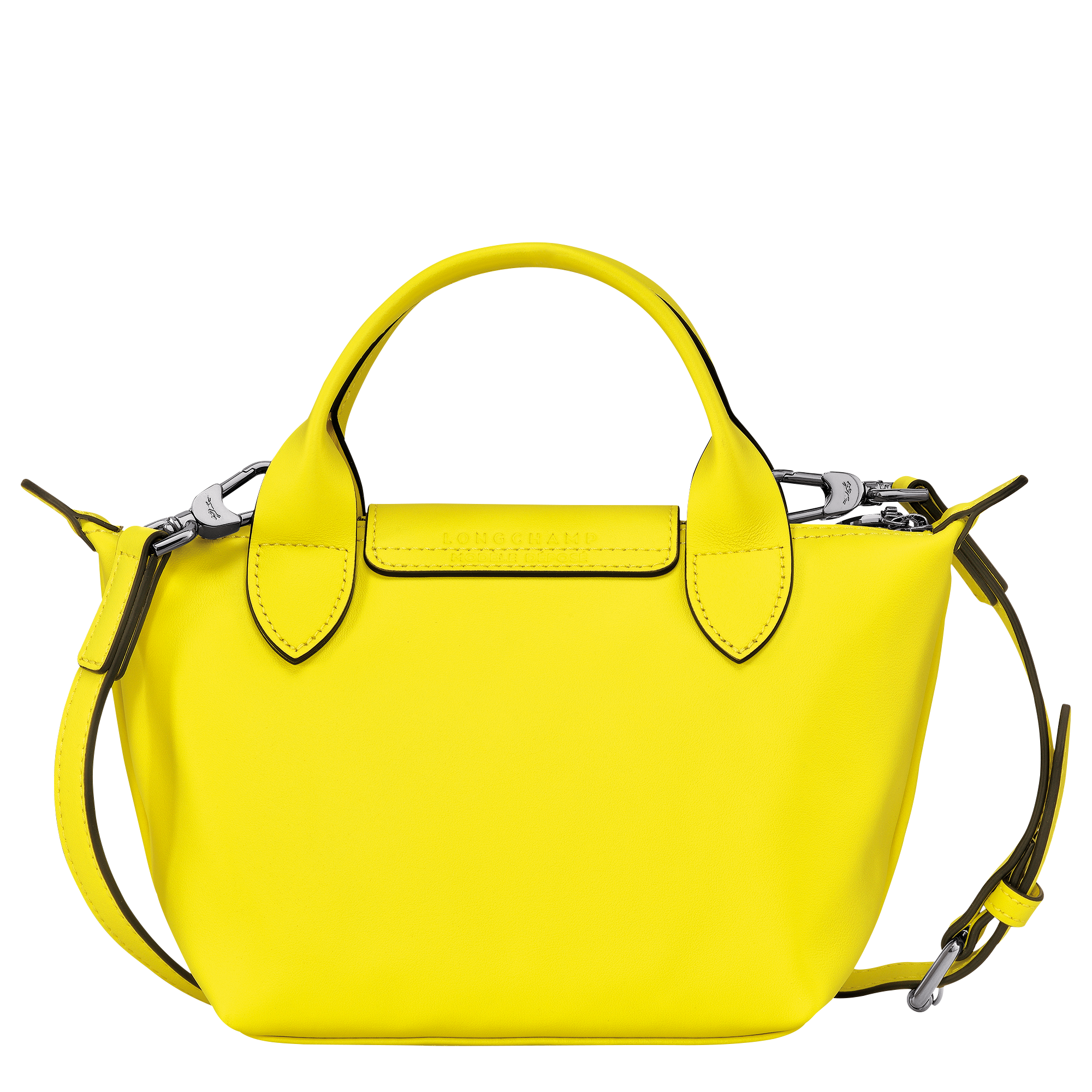 Le Pliage Xtra 迷你手提包XS, 柠檬黄