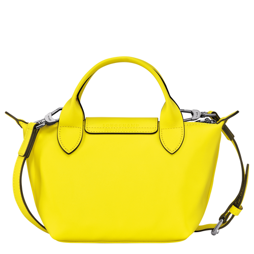 Le Pliage Xtra XS 迷你手提包 , 柠檬黄 - 皮革 - 查看 4 6