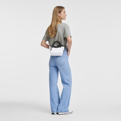 Le Pliage Energy XS 手提包 , 白色 - 再生帆布