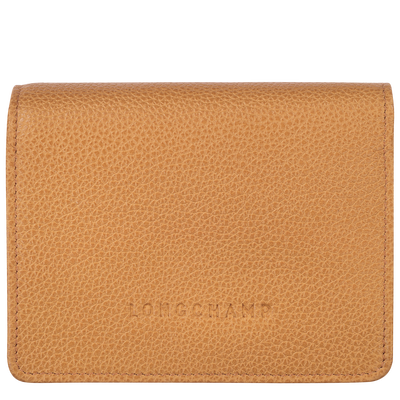 Le Foulonné Wallet , Walnut - Leather