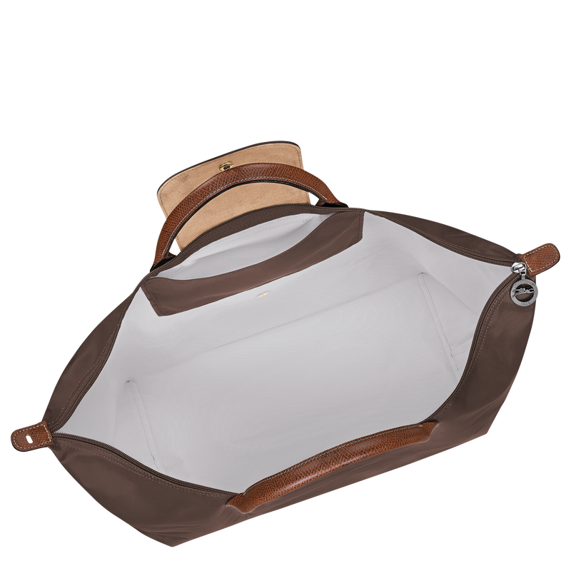 Le Pliage Original L Travel bag , Mocha - Recycled canvas  - View 4 of  6