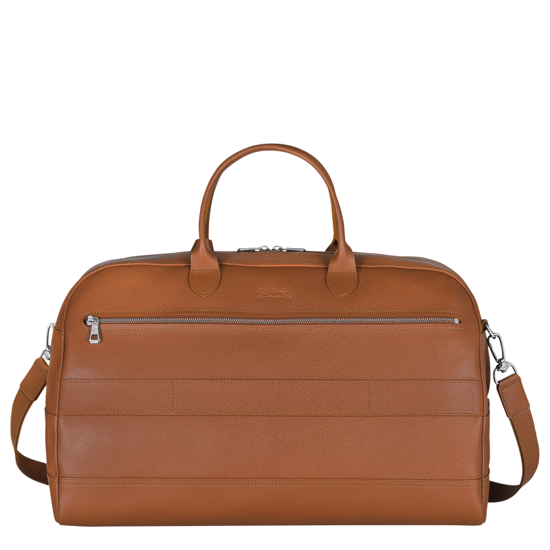 Le Foulonn&eacute; L Travel bag , Caramel - Leather  - View 4 of  4