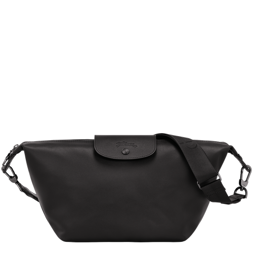 Le Pliage Xtra S Hobo 袋 , 黑色 - 皮革 - 查看 1 6