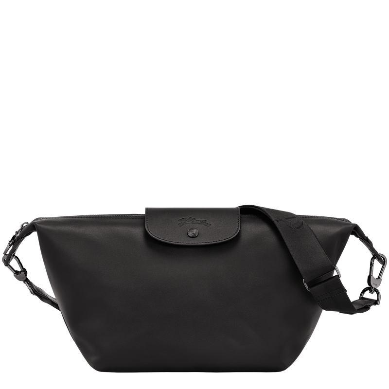 Le Pliage Xtra S Hobo 袋 , 黑色 - 皮革  - 查看 1 6
