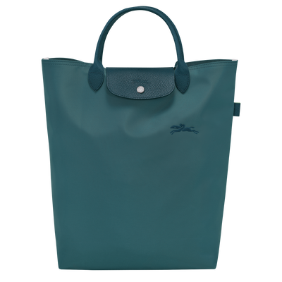 Le Pliage Green M 托特包 , 孔雀蓝色 - 帆布