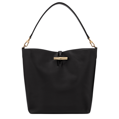 Le Roseau M Hobo 袋 , 黑色 - 皮革