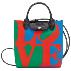 Longchamp x Robert Indiana XS 斜挎包 , 红色 - 帆布