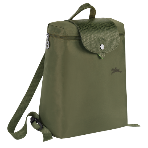 Le Pliage Green M Backpack , Forest - Recycled canvas - View 3 of  6
