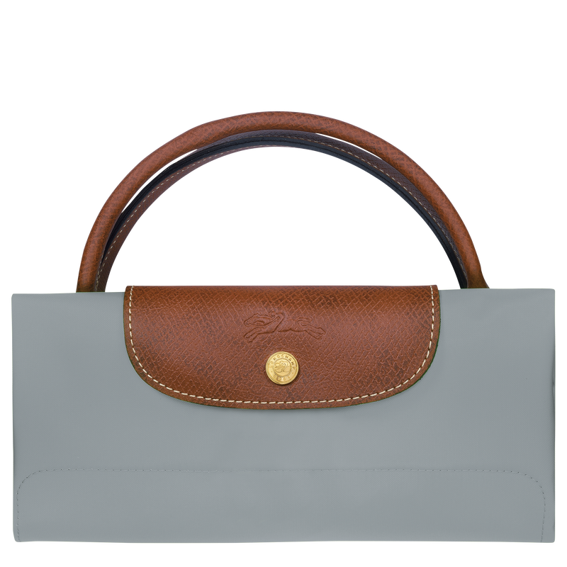 Le Pliage Original S Travel bag , Steel - Recycled canvas  - View 7 of  7