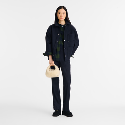 Le Pliage Xtra XS 手提包 , 象牙白 - 皮革