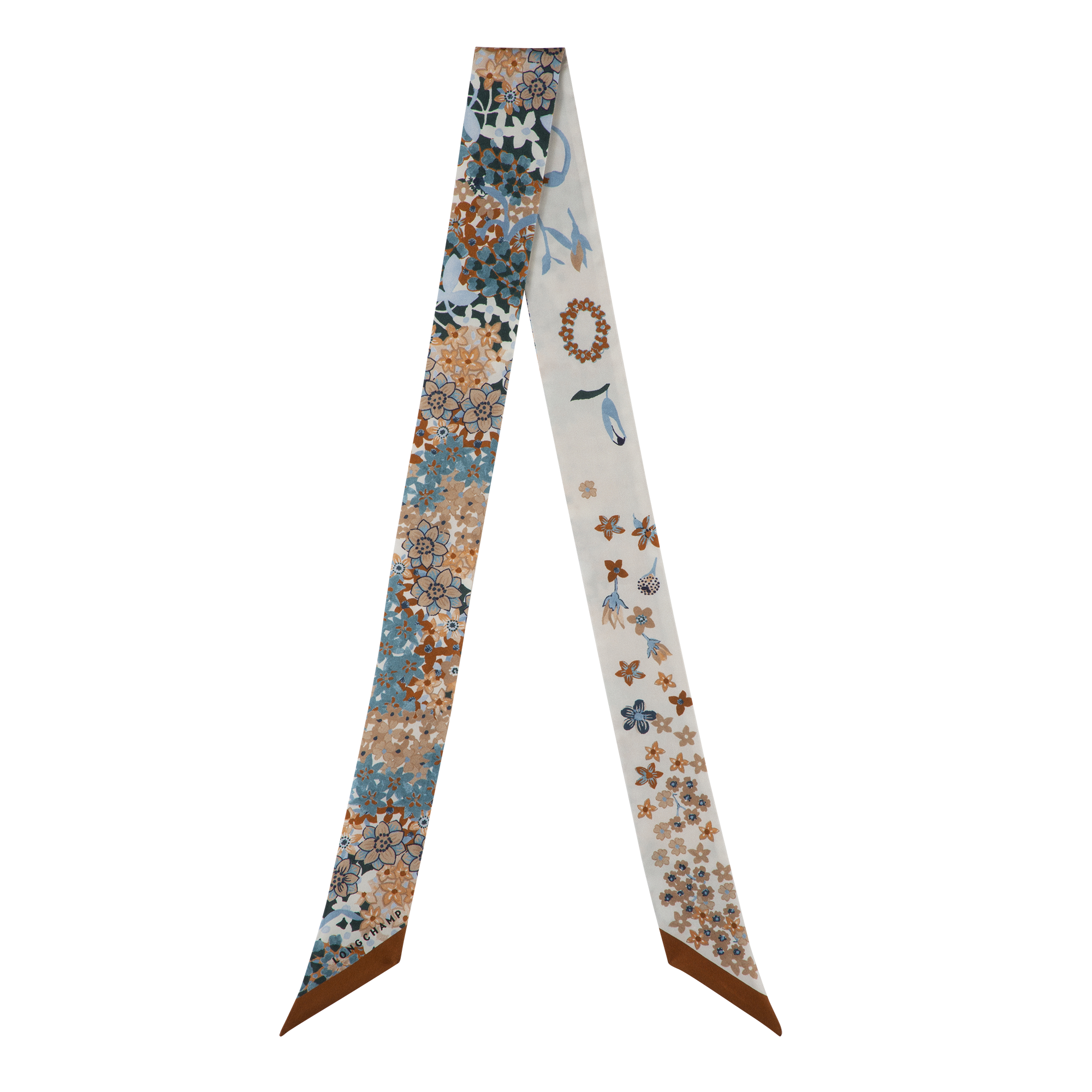 细丝带, 深褐色 - 查看 1
        3 - 放大 花卉项链 细丝带, 深褐色