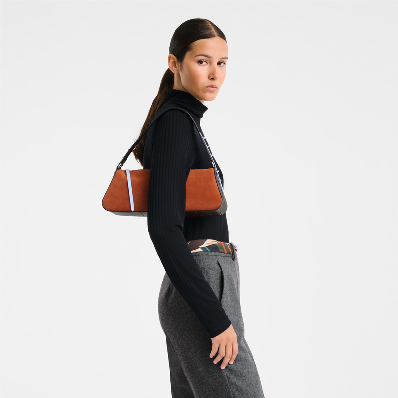 Re-Play S Shoulder bag , Mocha - Leather  - View 6 of  6