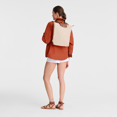 Le Pliage Original M 双肩背包 , 纸张白 - 帆布