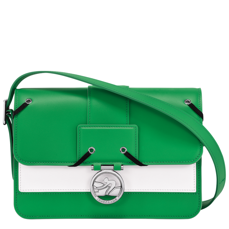 Box-Trot M Crossbody bag , Lawn - Leather  - View 1 of  5