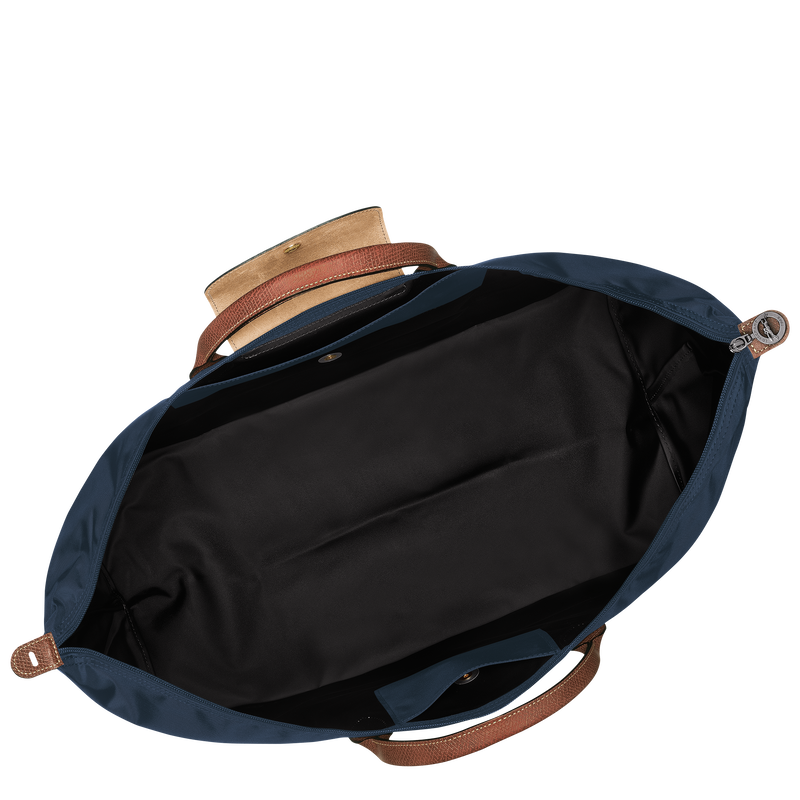 Le Pliage Original M Travel bag , Navy - Recycled canvas  - View 5 of  7