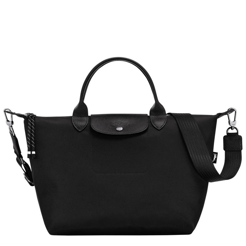 Le Pliage Energy L Handbag , Black - Recycled canvas  - View 1 of  6