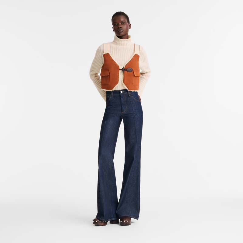 Cardigan , Marmalade - Faux fur-lined cotton  - View 2 of  4