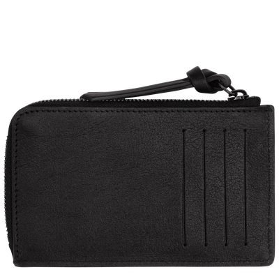 Longchamp 3D 卡夹 , 黑色 - 皮革