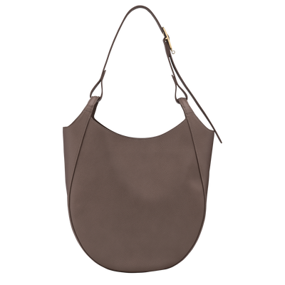 Le Foulonné Hobo 袋 L, 褐灰色