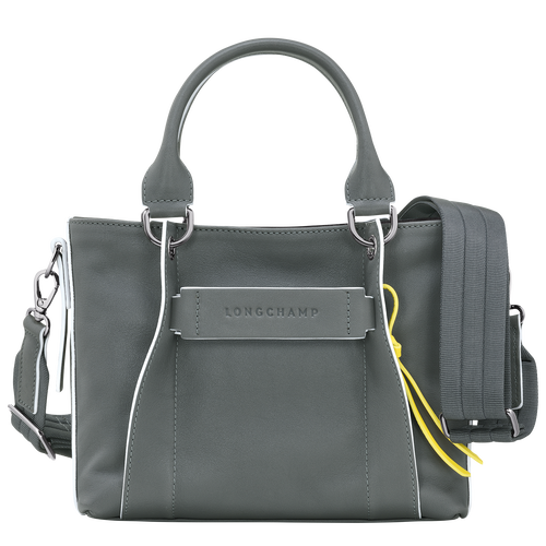 Longchamp 3D S 手提包 , 金属灰 - 皮革 - 查看 1 2