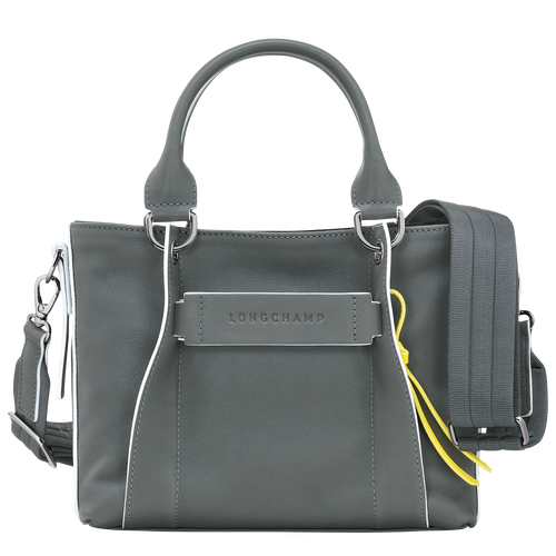 Longchamp 3D S 手提包 , 金属灰 - 皮革 - 查看 1 4