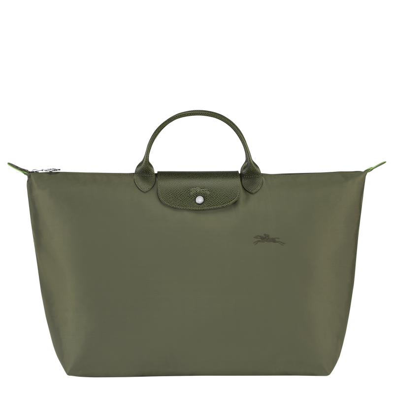 Le Pliage Green L 旅行包 , 森林绿 - 再生帆布  - 查看 1 6