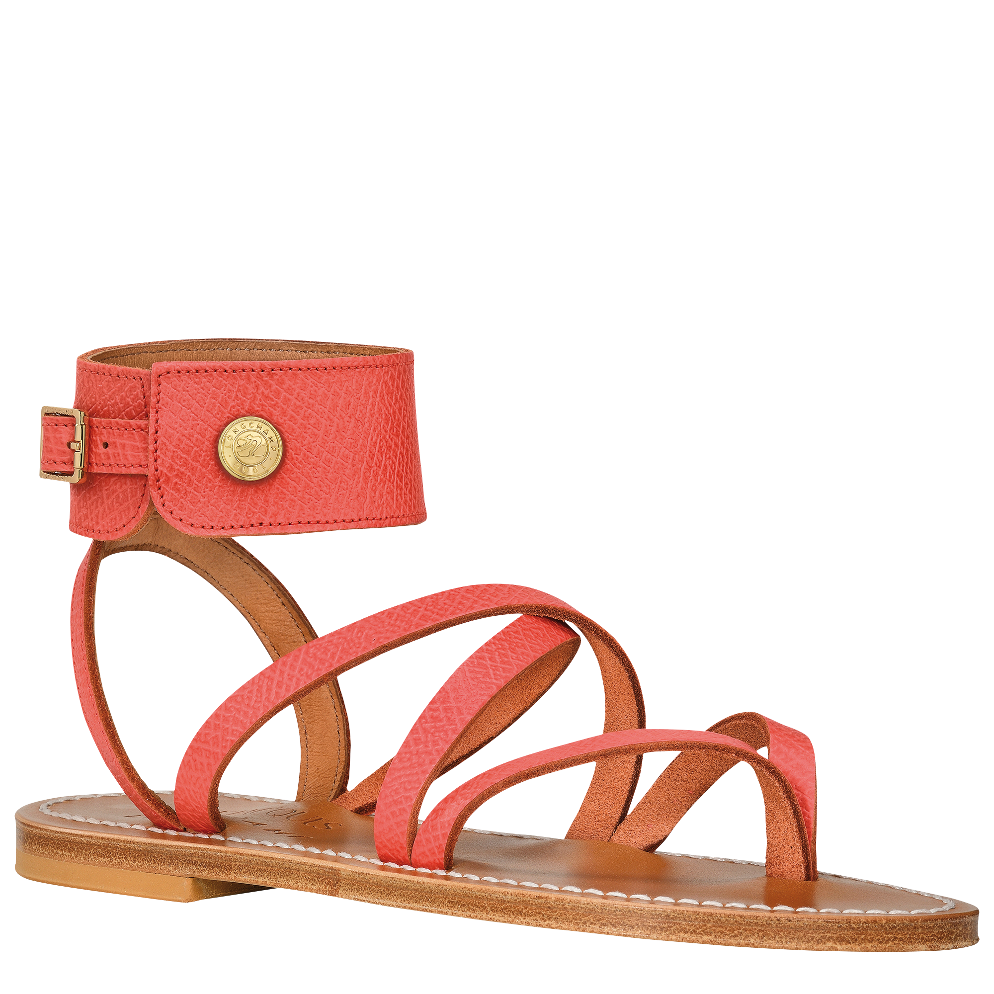 Sandals, 草莓色 - 查看 3
4 - 放大 Longchamp x K.Jacques Sandals, 草莓色
