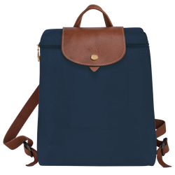 Le Pliage Original M 双肩背包 , 海军蓝色 - 再生帆布