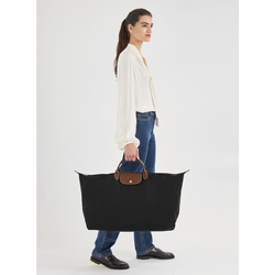 Le Pliage Original M Travel bag , Navy - Recycled canvas
