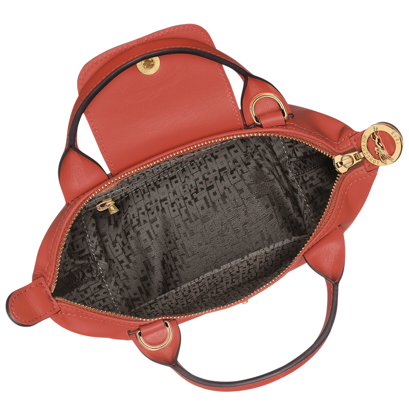 Le Pliage Xtra XS Handbag , Sienna - Leather  - View 6 of  7