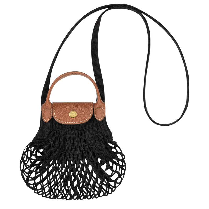 Le Pliage Filet XS 网袋 , 黑色 - 帆布  - 查看 1 4