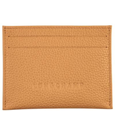 Le Foulonné Card holder , Walnut - Leather
