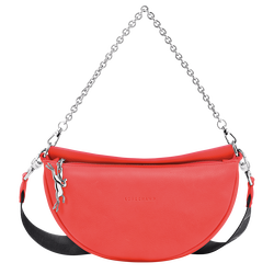 Smile S Crossbody bag , Strawberry - Leather