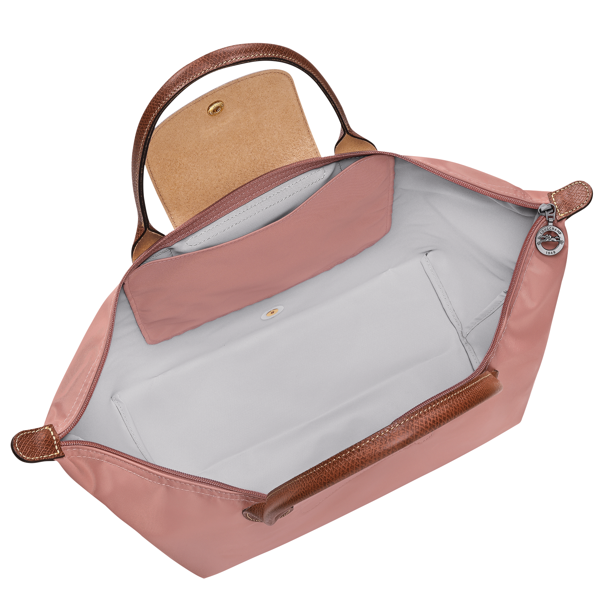 Le Pliage Original Handbag L, Pink Tea