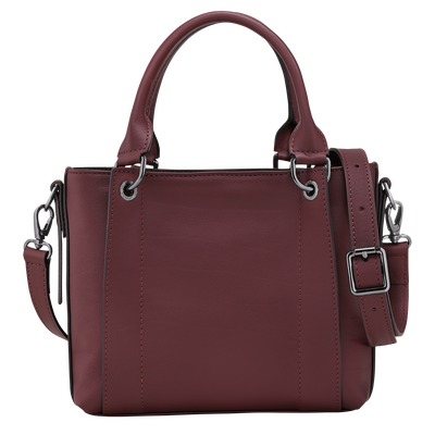 Longchamp 3D 手提包 S, 勃艮第色