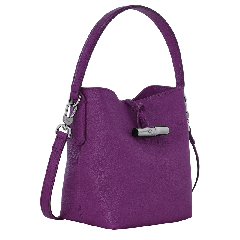 Roseau XS Bucket bag , Violet - Leather  - View 3 of  5