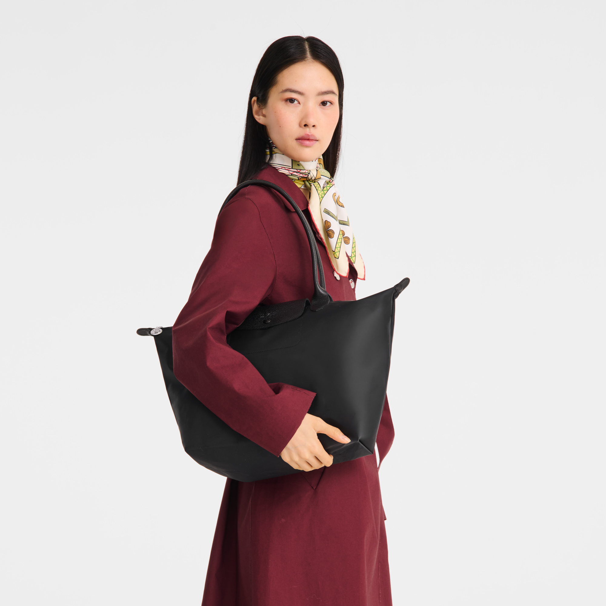 Le Pliage One 托特包 L, 黑色
