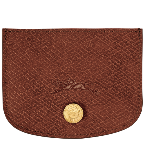 Épure Card holder , Brown - Leather - View 1 of  2