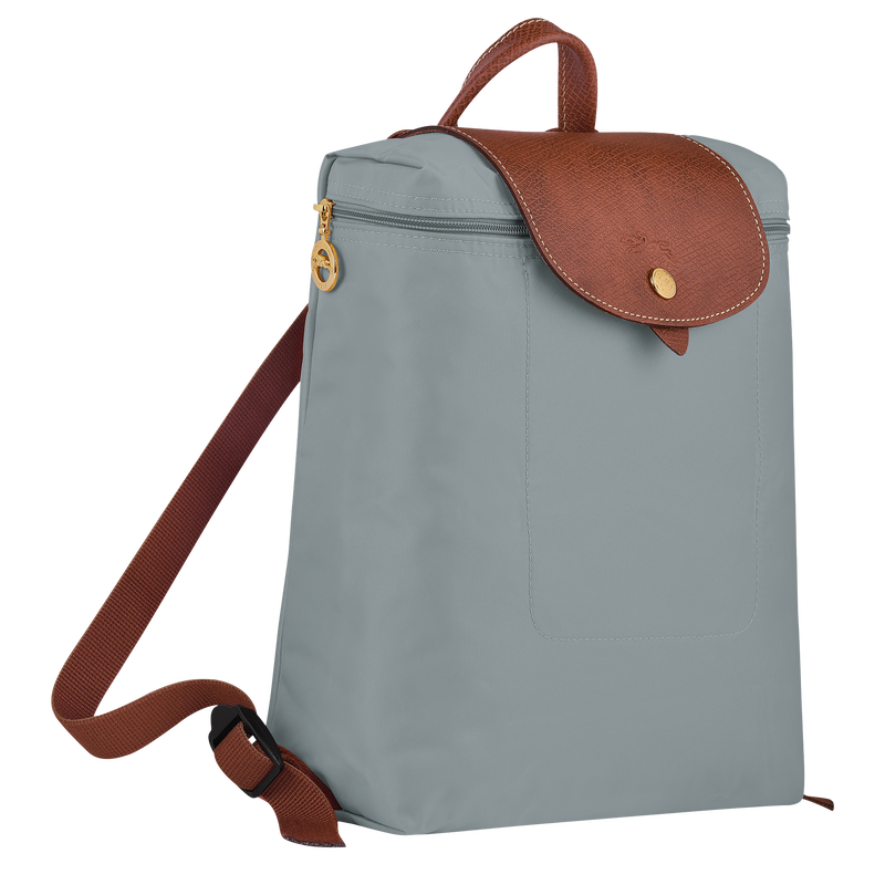 Le Pliage Original M Backpack , Steel - Recycled canvas  - View 3 of  7