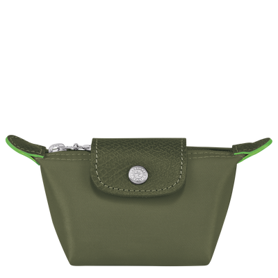 Le Pliage Green 零钱包 , 森林绿 - 再生帆布