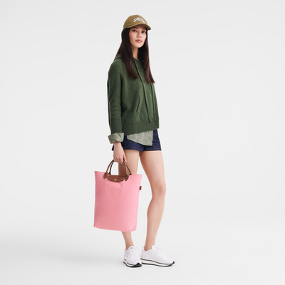 Le Pliage Original M 托特包 , 棉花糖粉 - 帆布