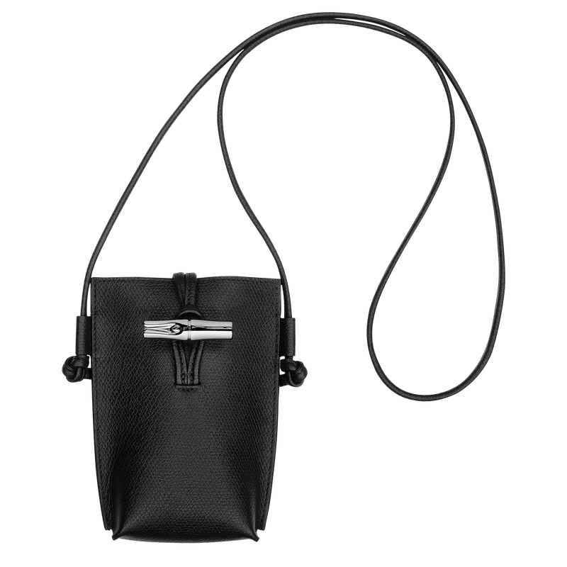 Le Roseau 手机包 , 黑色 - 皮革  - 查看 1 6