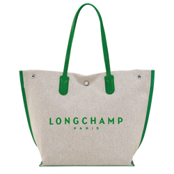 Essential L Tote bag , Green - Canvas