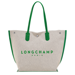 Essential L Tote bag , Green - Canvas