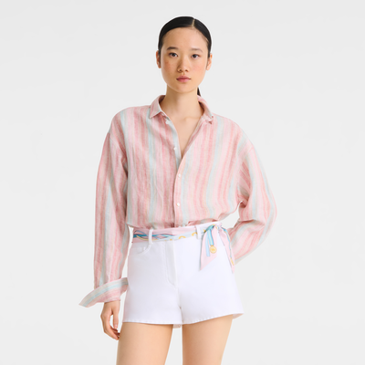 细丝带 , 芭蕾粉 - 真丝