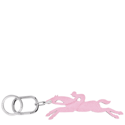 Le Pliage Key-rings , Pink - Leather