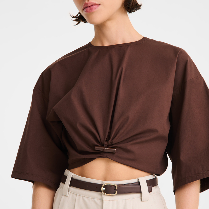Top , Ebony - Cotton poplin  - View 4 of  4