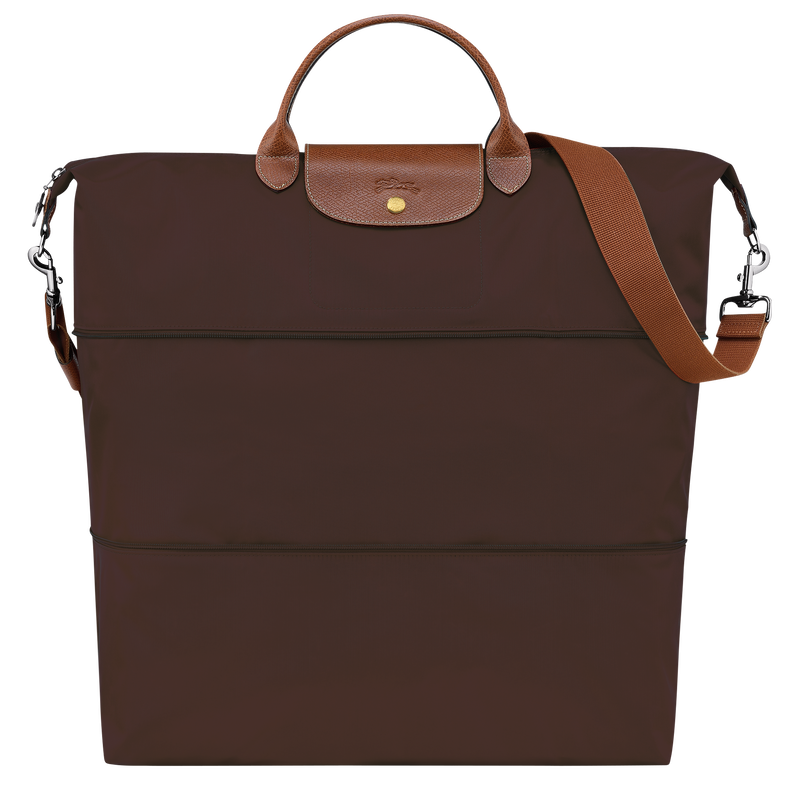 Le Pliage Original Travel bag expandable , Ebony - Recycled canvas  - View 1 of  7