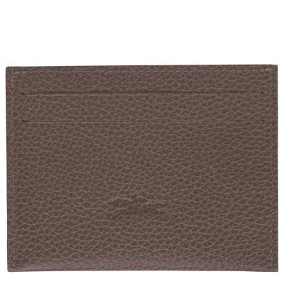 Le Foulonn&eacute; 卡夹 , 褐灰色 - 皮革